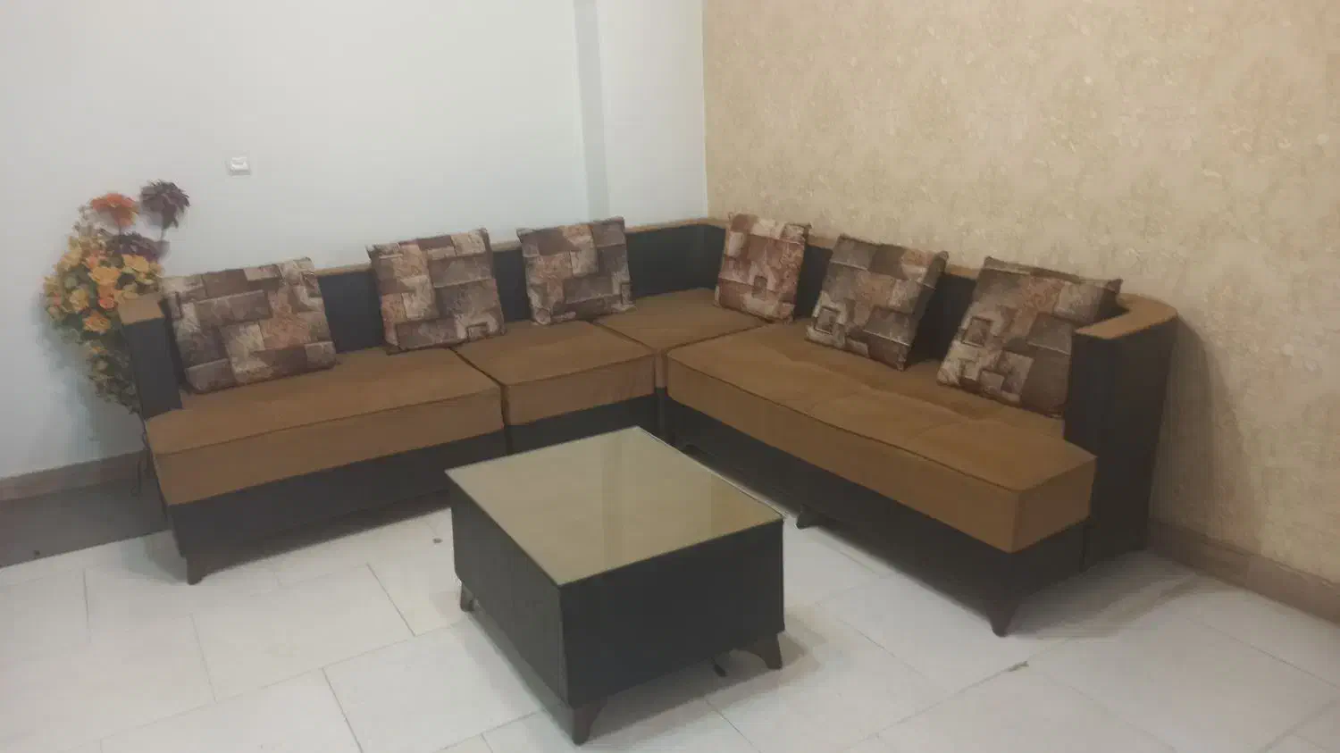 مبل راحتی ال|مبلمان خانگی و میز عسلی|اندیشه, شهرک المهدی|دیوار