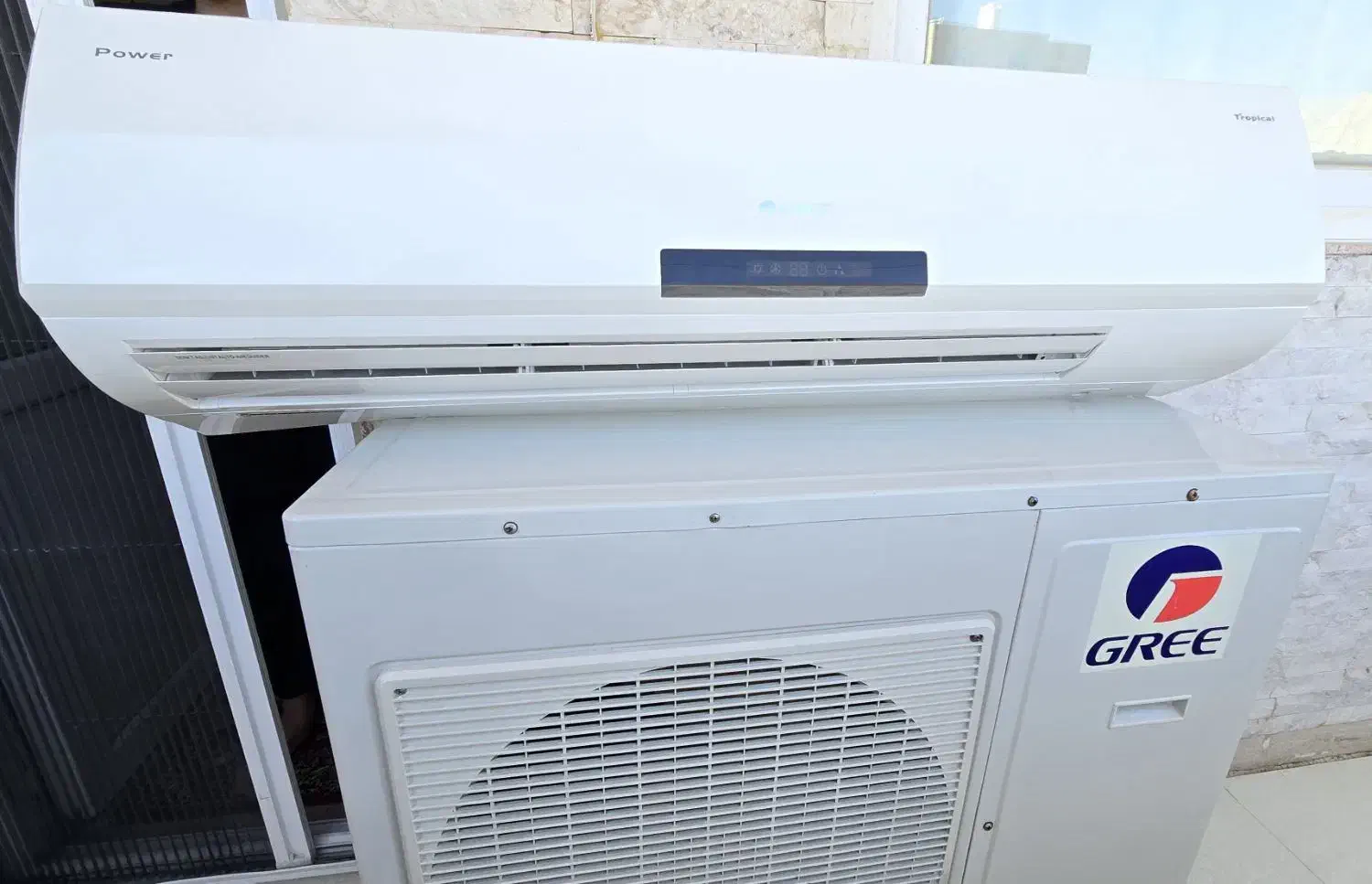 اسپیلت ۳۰ هزار گری مدل power j30c3|کولر گازی و فنکوئل|بندر کنگان, |دیوار