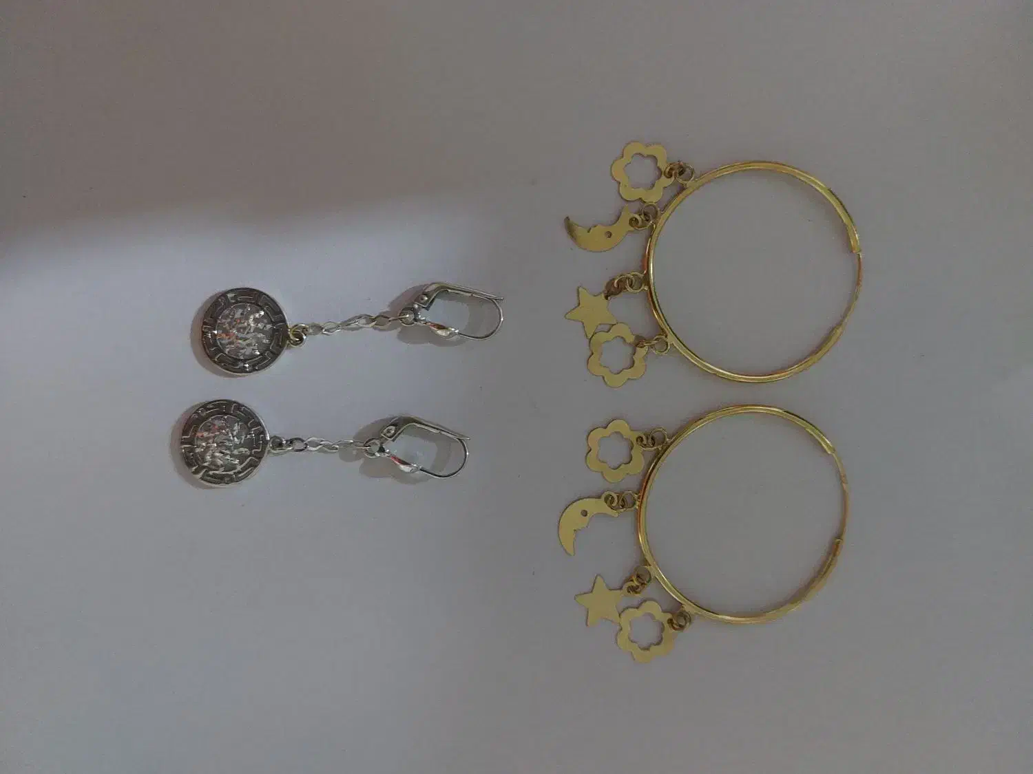 ۲ جفت گوشواره طلا|جواهرات|هشتگرد, شهرک اداری|دیوار