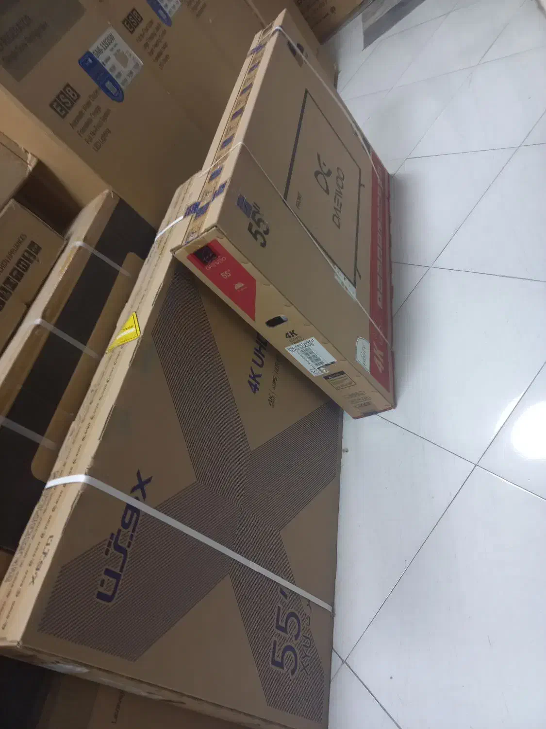 تلوزیون دوو ۵۵اینچ آگبند هوشمند فورکی مدلهادیگه|تلویزیون و پروژکتور|مشکیندشت, |دیوار