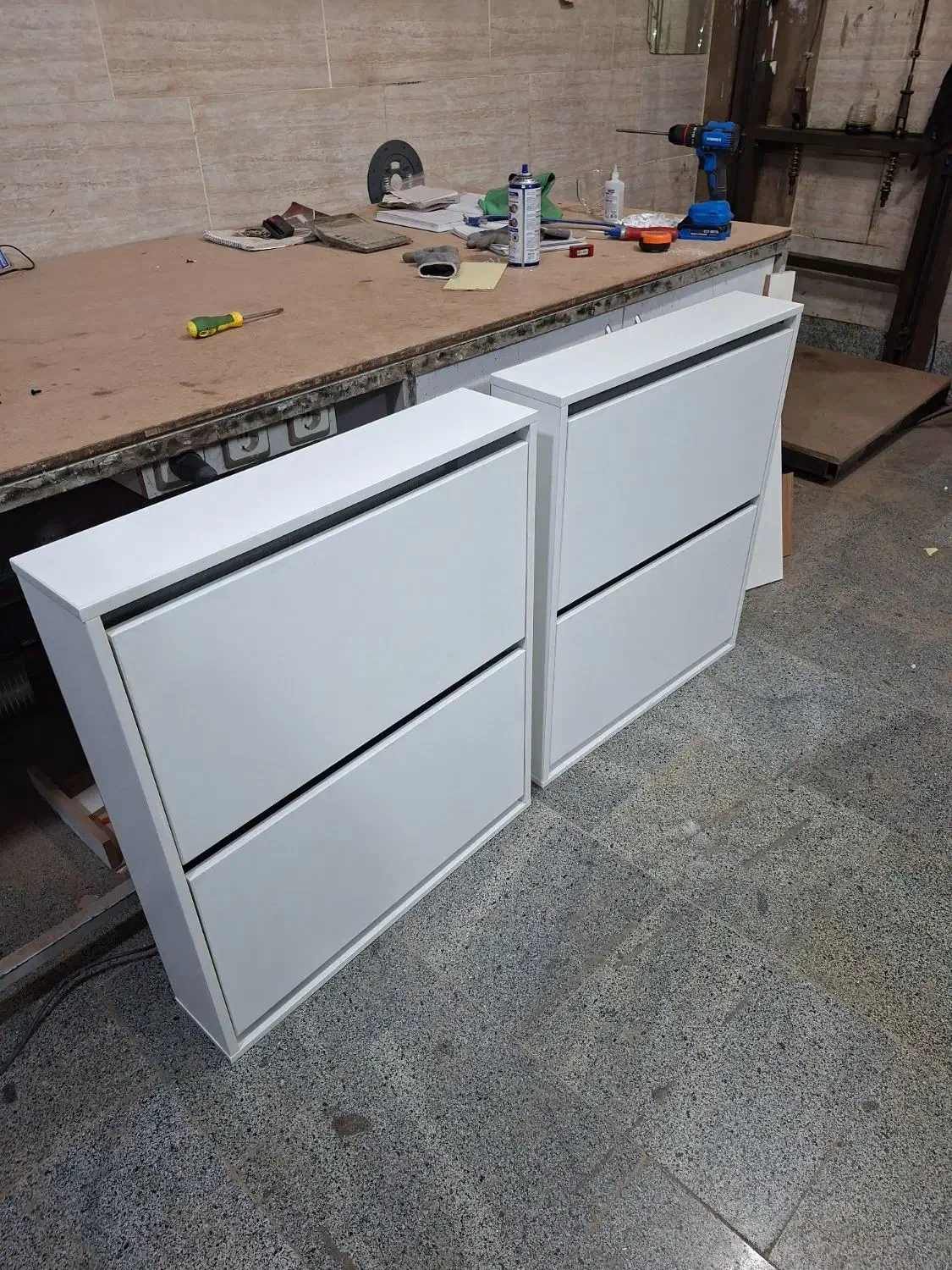 جاکفشی کم جا . جاکفشی داشبوردی  کفش کتونی|جاکفشی، کمد، دراور|کرج, مجتمع صنفی صنعتی|دیوار