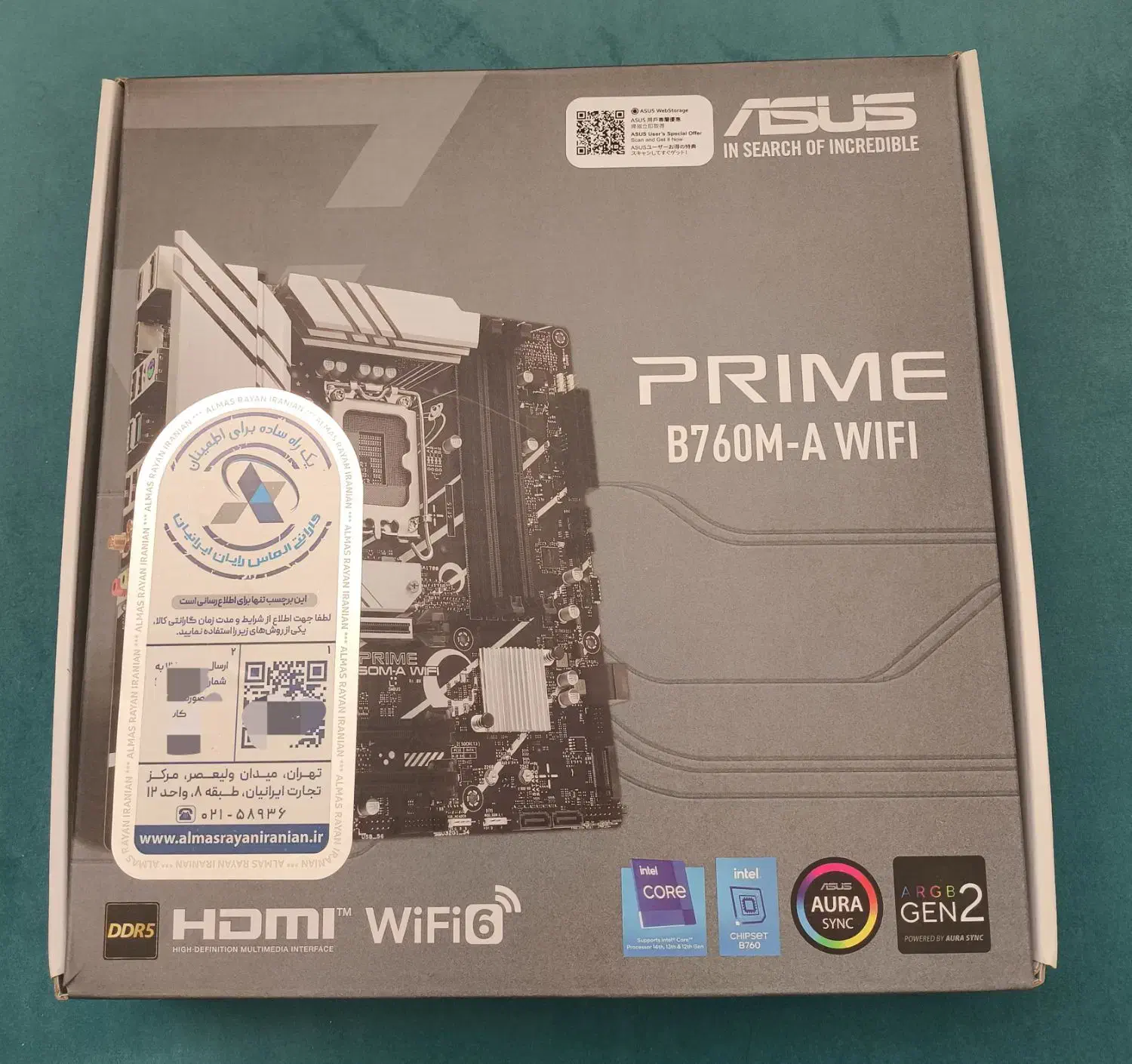 مادربرد ASUS Prime B760 M-A WIFI|قطعات و لوازم جانبی رایانه|شهرکرد, |دیوار