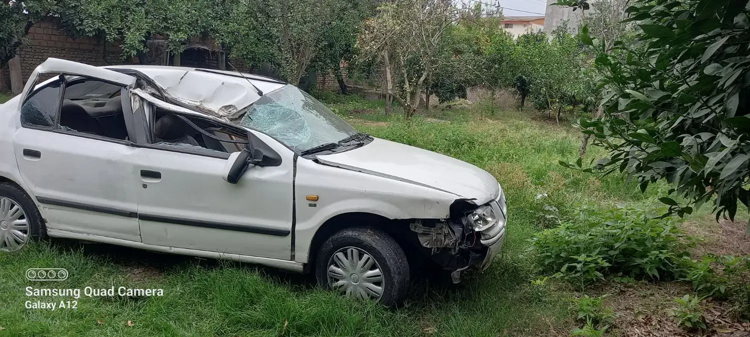 فروش۱دستگاه سمندتصادفی|خودرو سواری و وانت|گرگان, |دیوار