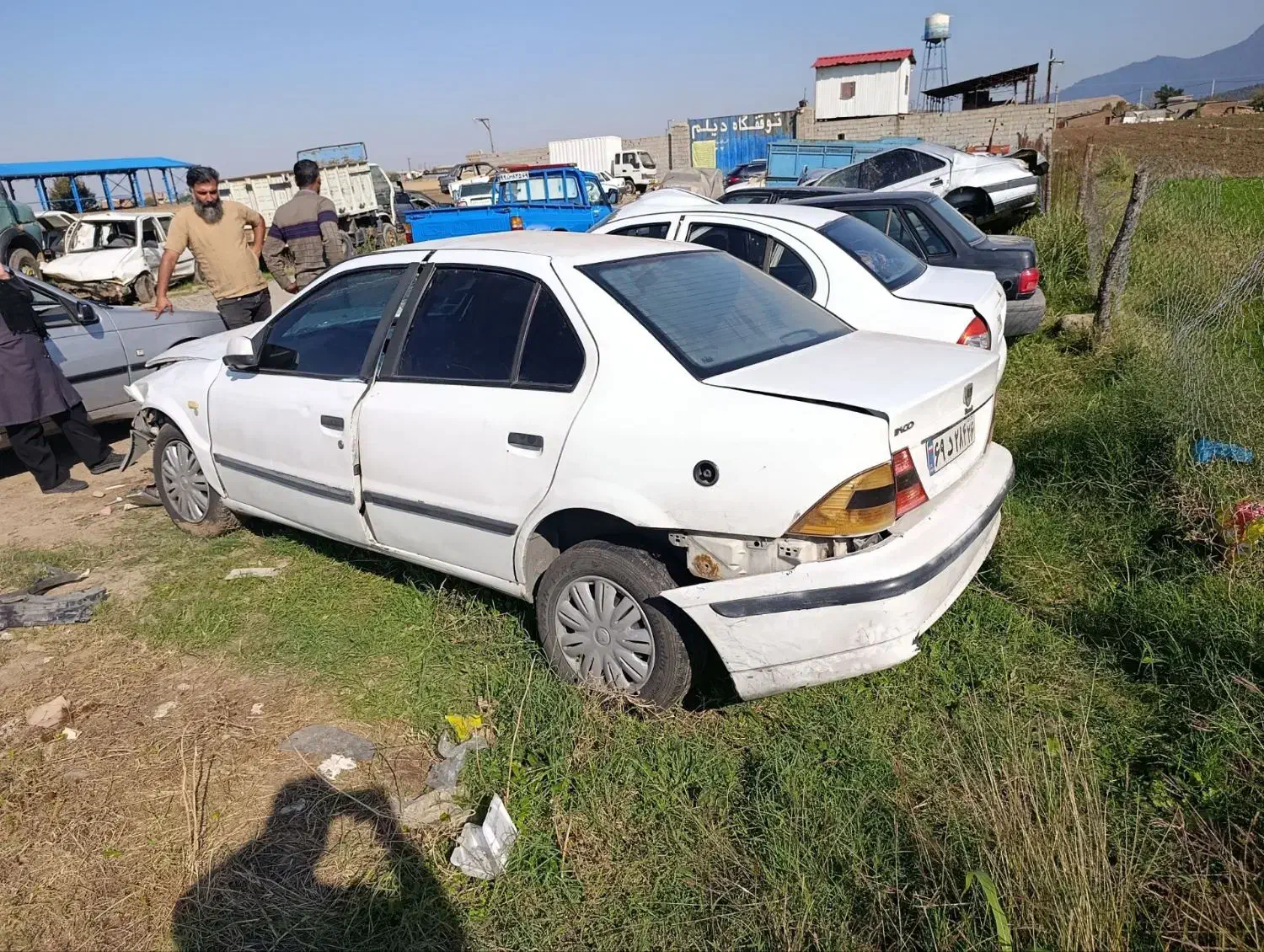 ماشین سمند تصادفی مدل 92|خودرو سواری و وانت|بجنورد, |دیوار