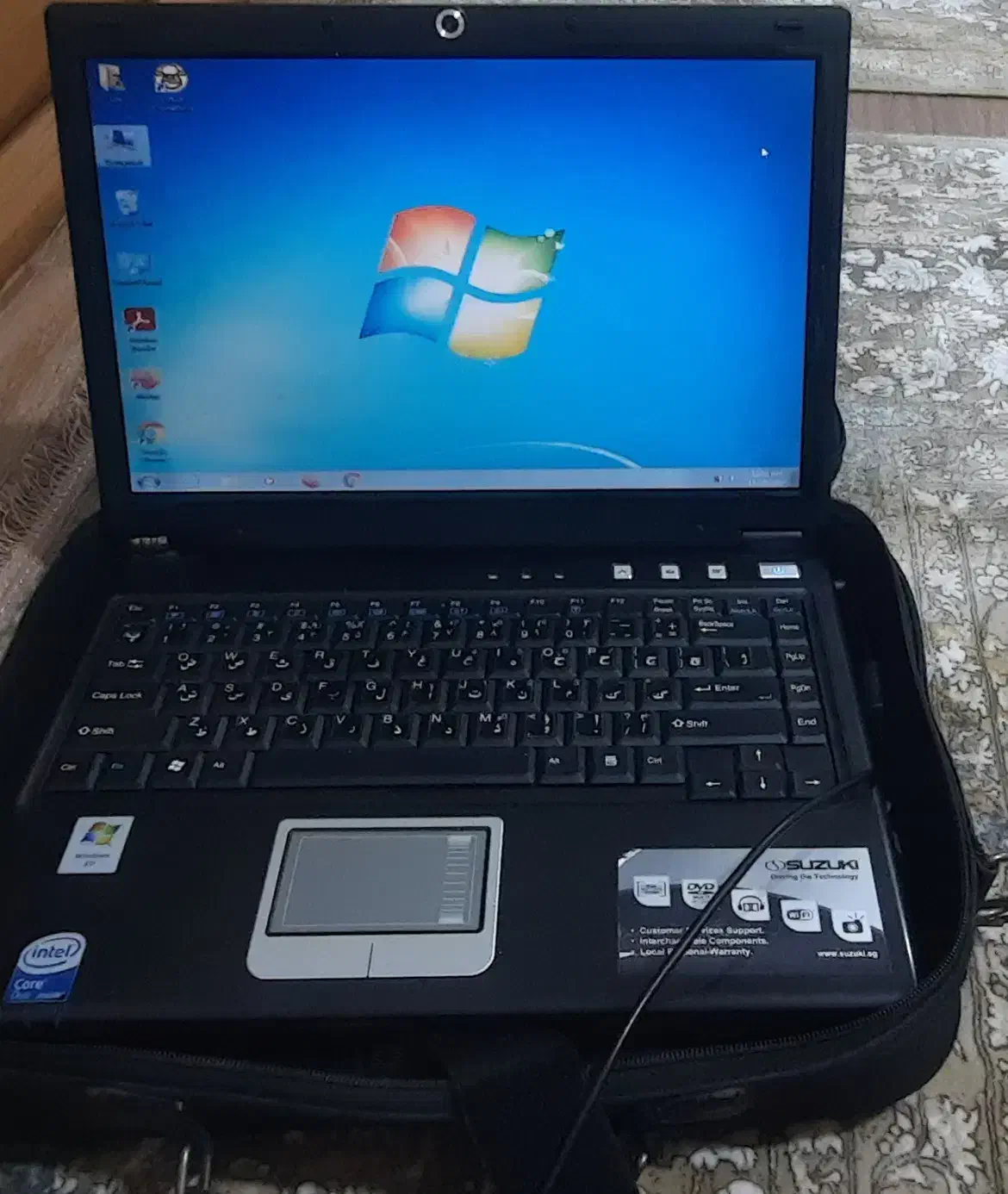 لب تاب سوزوکی قدیمی ژاپنی اصل با یه موس اشانتیون|رایانه همراه|بندرعباس, |دیوار