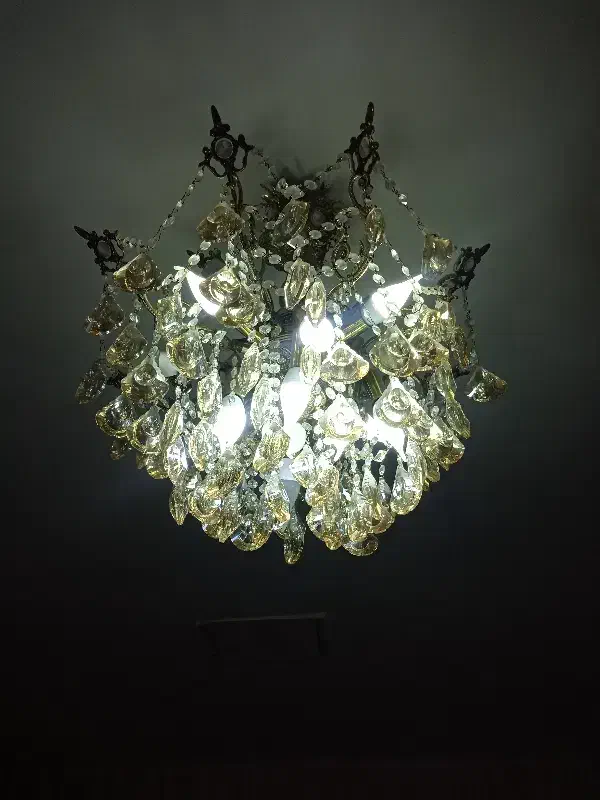 لوستر برنز برنجی|لوستر و چراغ آویز|نسیم‌شهر, |دیوار