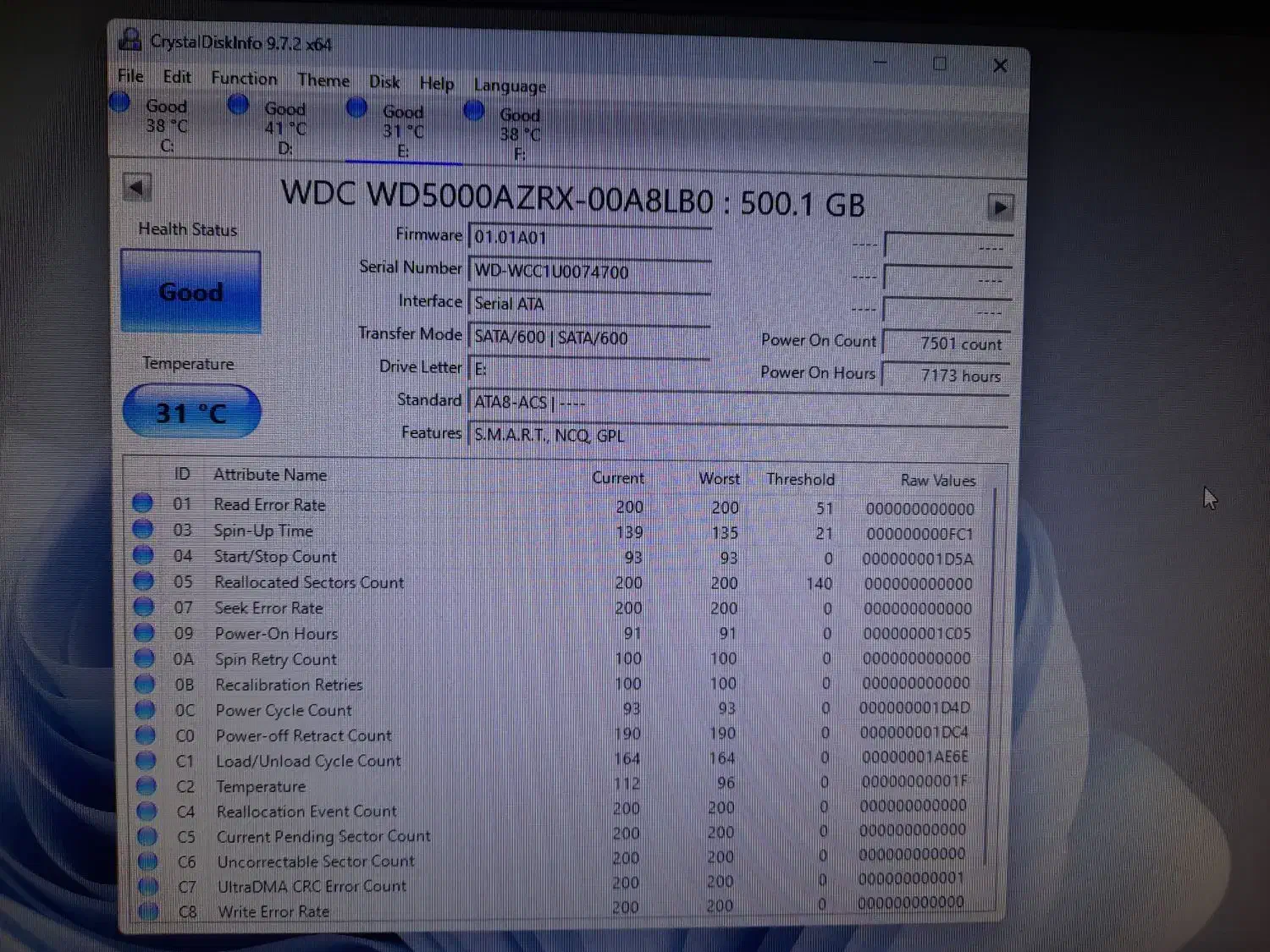هارد دیسک اینترنال وسترن دیجیتال سبز ۵۰۰ گیگ|قطعات و لوازم جانبی رایانه|قزوین, |دیوار