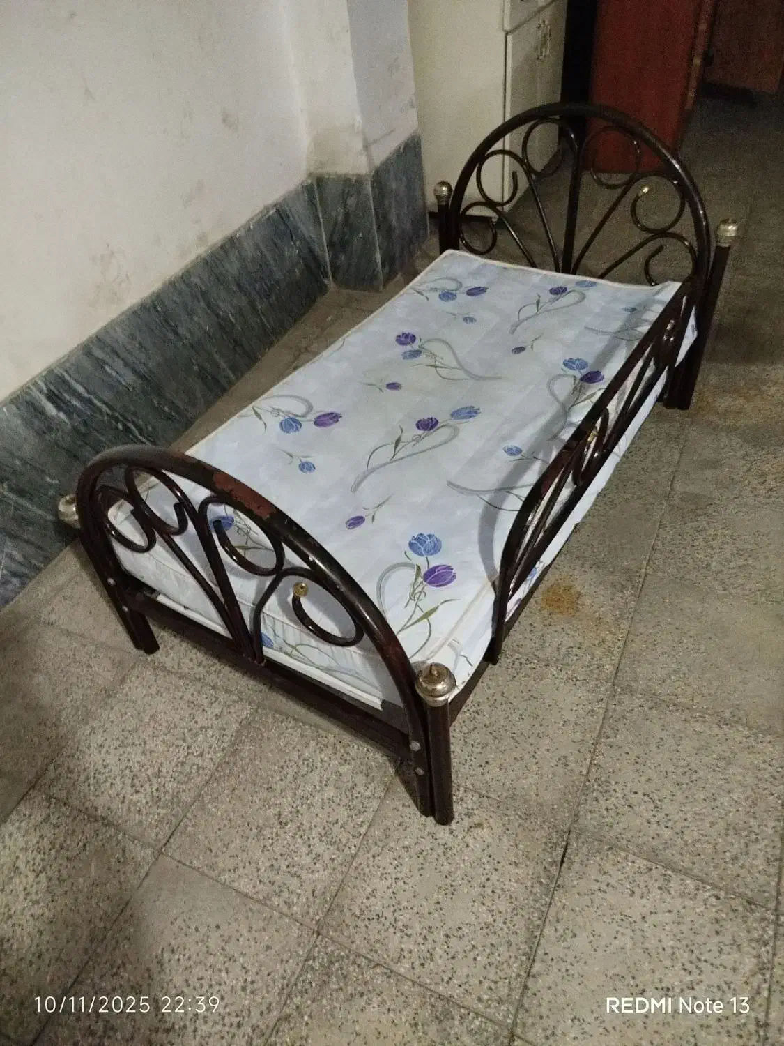 تخت خواب نوجوان با تشک|تخت و سرویس خواب|اردبیل, |دیوار