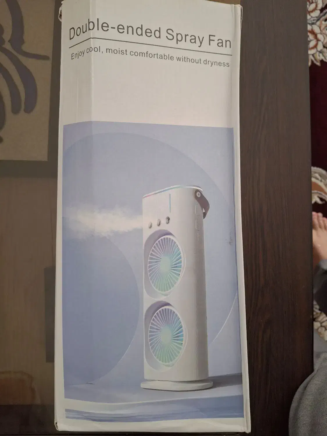 پنکه شارژی مه پاش چرخشی|پنکه و تصفیه‌کنندهٔ هوا|شیراز, شهرک سعدی|دیوار