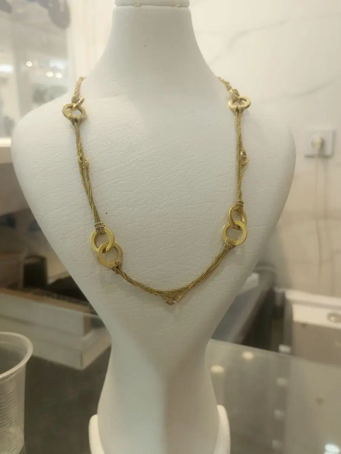 گردنبند ایتالیایی طلا بدون اجرت|جواهرات|کرمانشاه, |دیوار