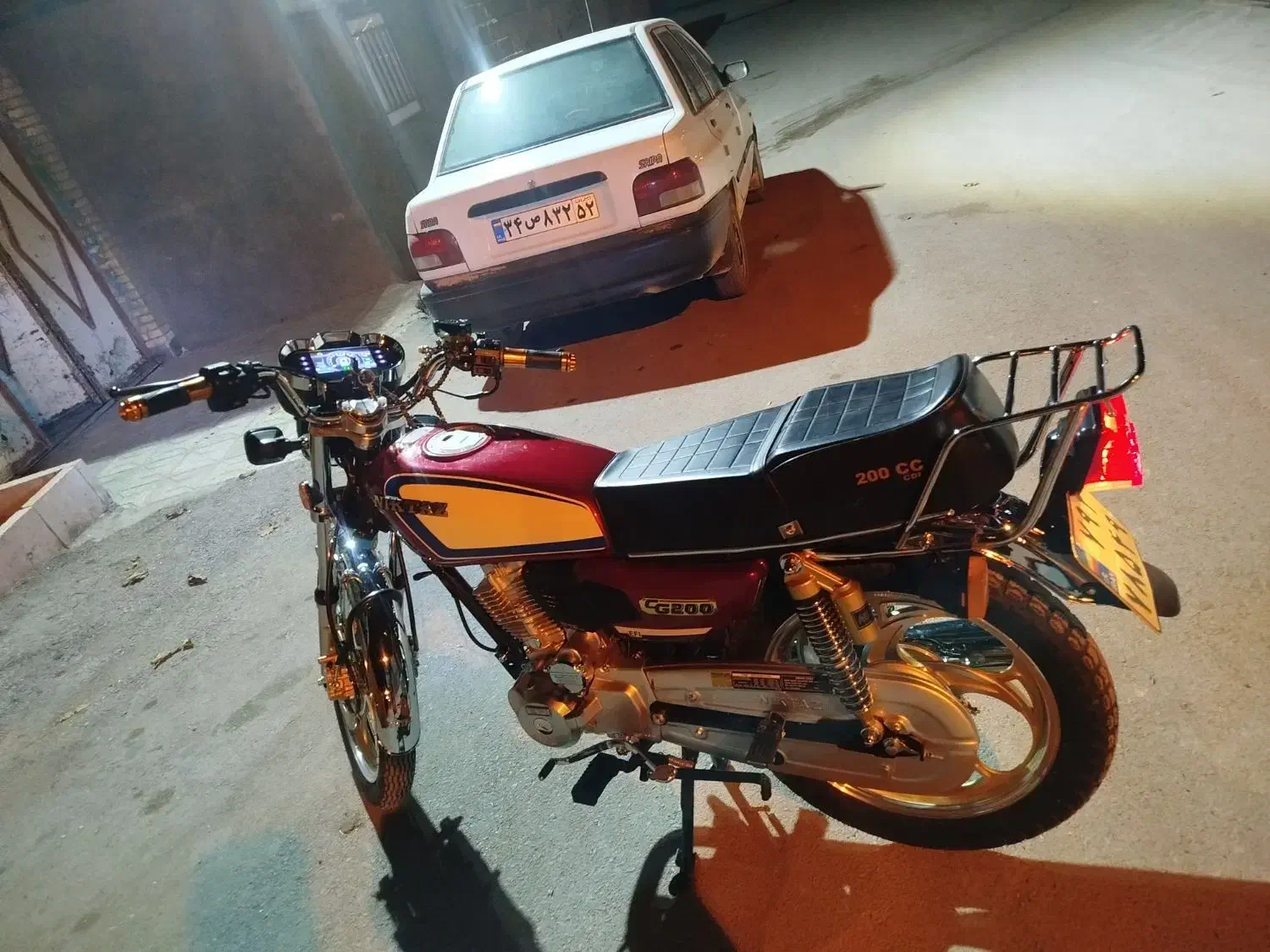 موتور هوندا 200 مدل 404 نیک تاز|موتورسیکلت|قائن, |دیوار