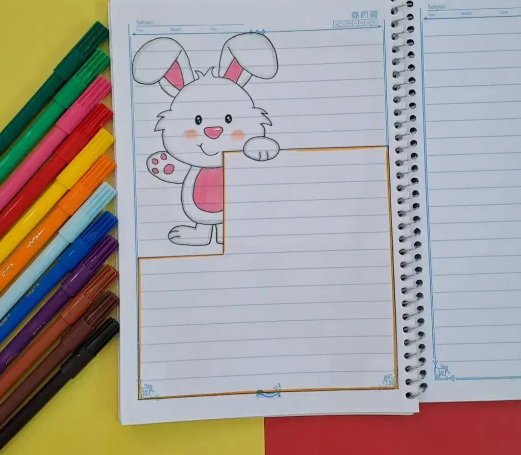 نقاشی دفتر مشق|خدمات آموزشی|قوچان, |دیوار