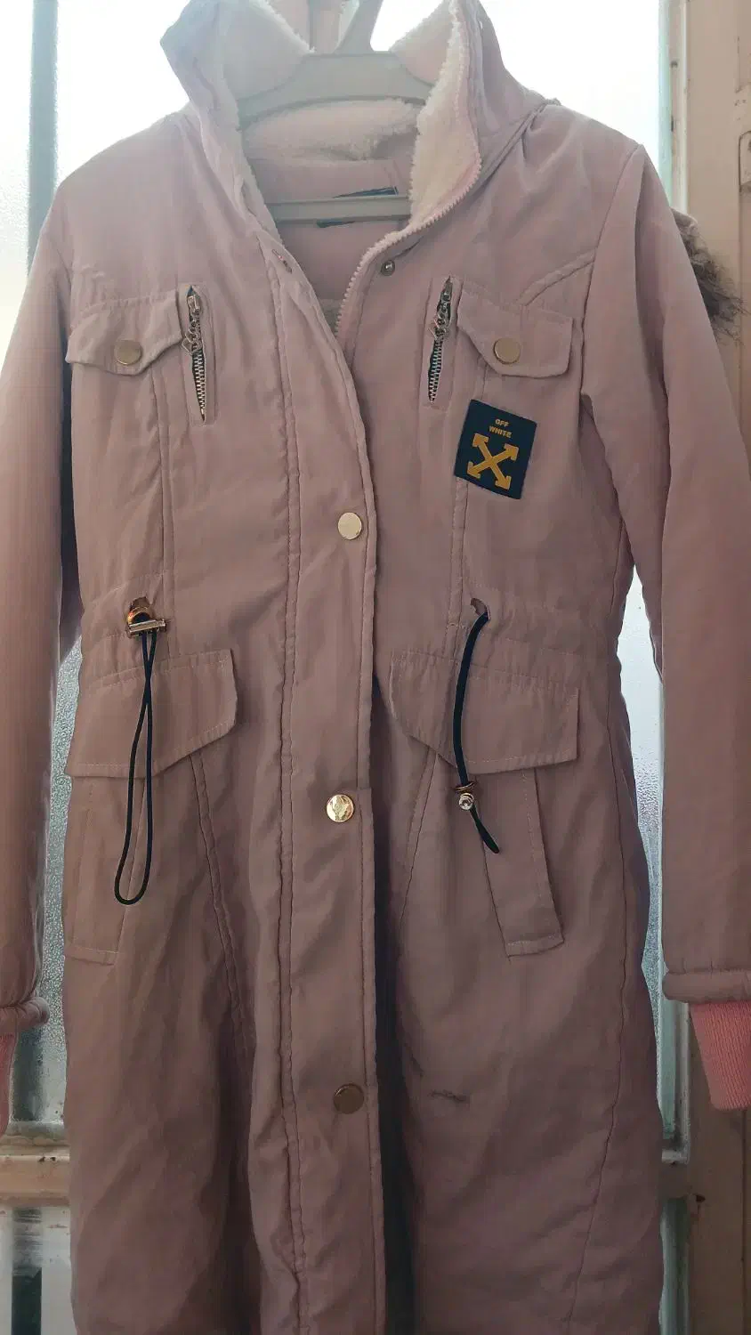 کاپشن صورتی دخترانه سایز ۴۰|کفش و لباس بچه|یزد, |دیوار