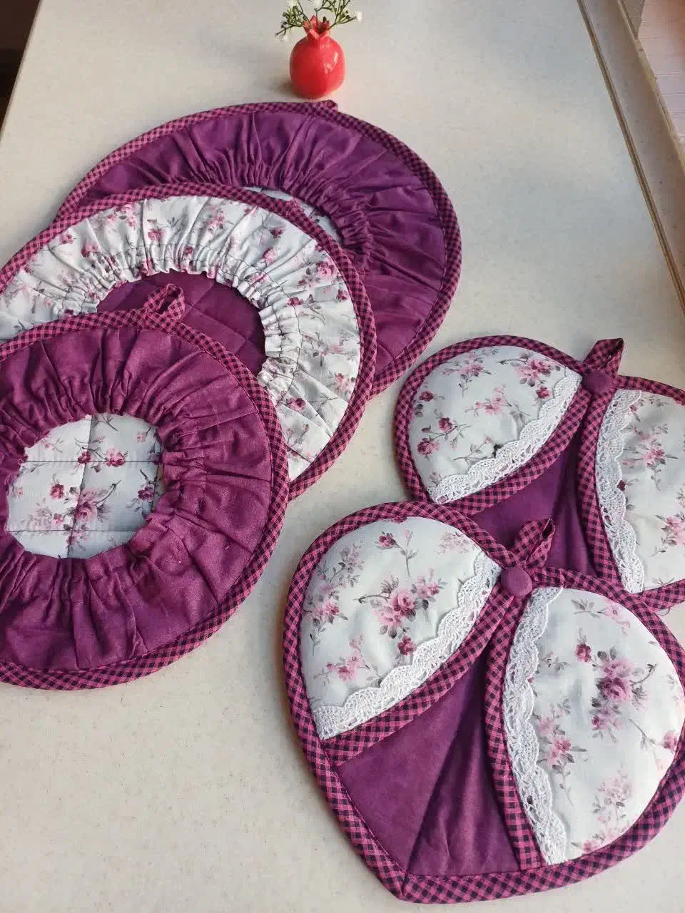 سرویس آشپزخانه عروس|سفره، حوله، دستمال آشپزخانه|اردبیل, |دیوار