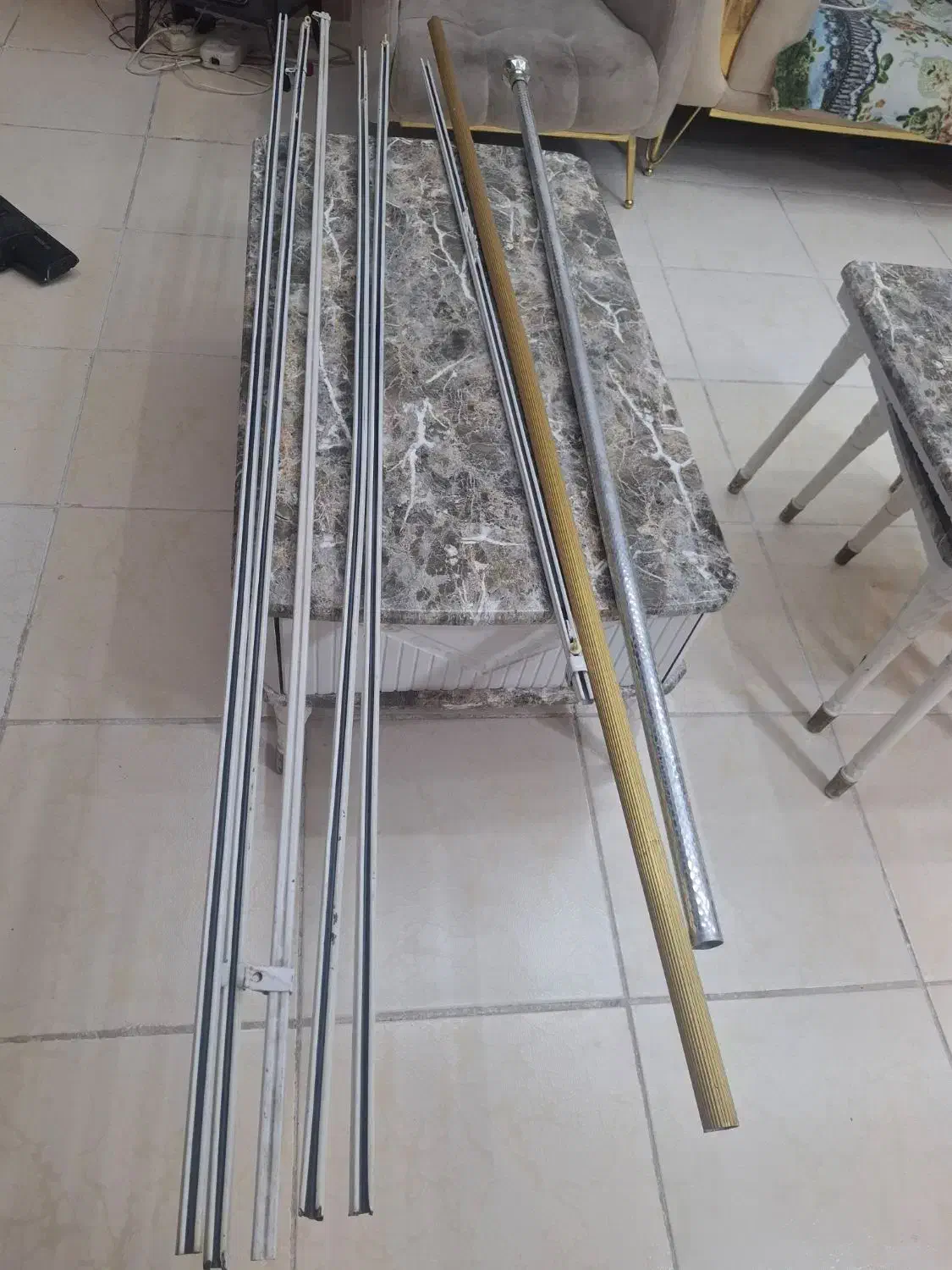 میله پرده دونه ۱۰۰|پرده، رانر، رومیزی|لاهیجان, کوی آزادگان|دیوار