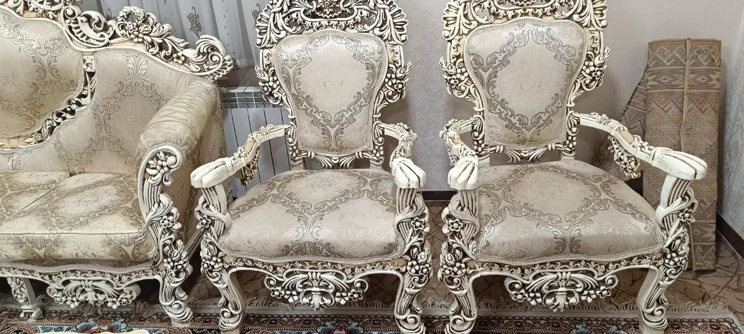 مبل سلطنتی|مبلمان خانگی و میز عسلی|شهرکرد, |دیوار