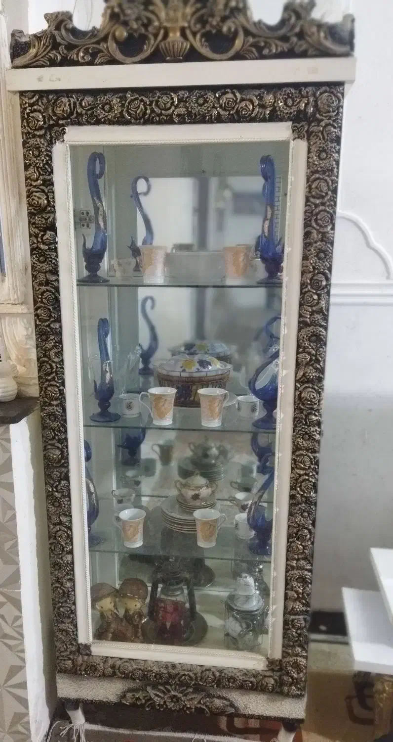 بوفه ویترین دار با اینه|بوفه، ویترین، کنسول|شیراز, شیخ علی چوپان|دیوار