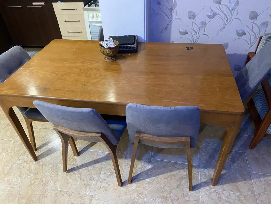 میز و صندلی ناهارخوری شش نفره|میز و صندلی غذاخوری|گرگان, |دیوار