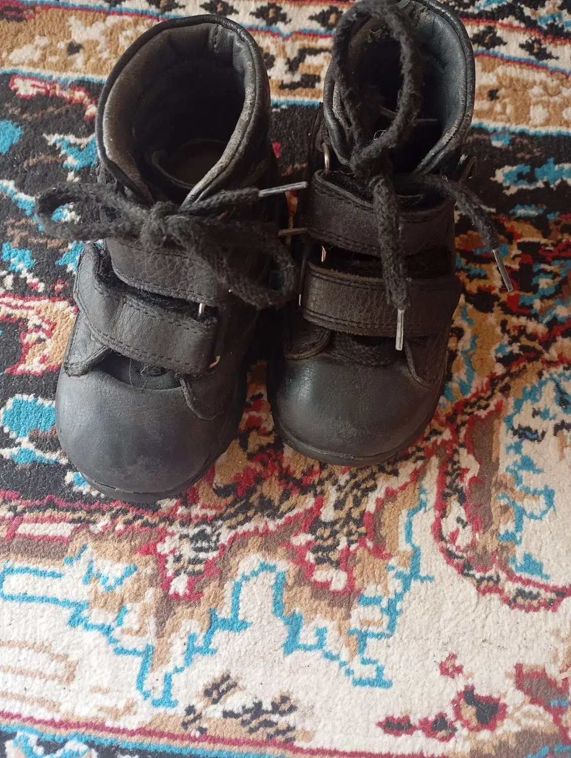 کفش چرم طلبی برا کودک ساز 22|کفش و لباس بچه|شوشتر, |دیوار