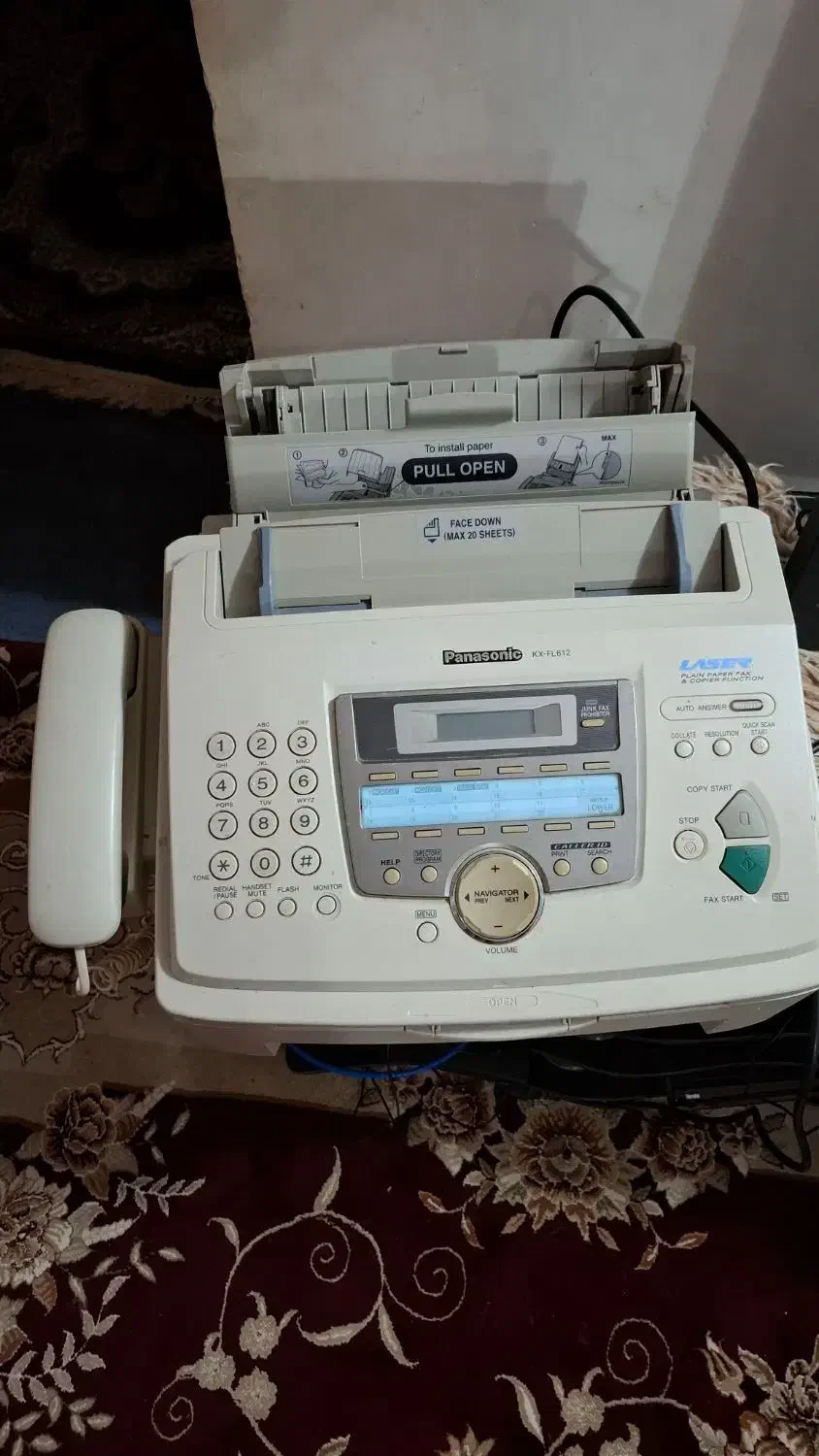 دستگاه فاکس پاناسونیک مدل kxFL612|پرینتر، اسکنر، کپی، فکس|فیروزآباد (فارس), |دیوار