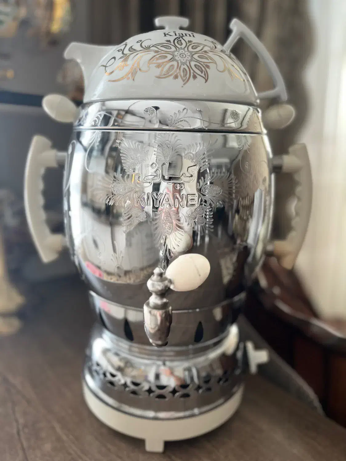 سماور گازی نو|سماور، چای‌ساز، قهوه‌ساز|قزوین, |دیوار