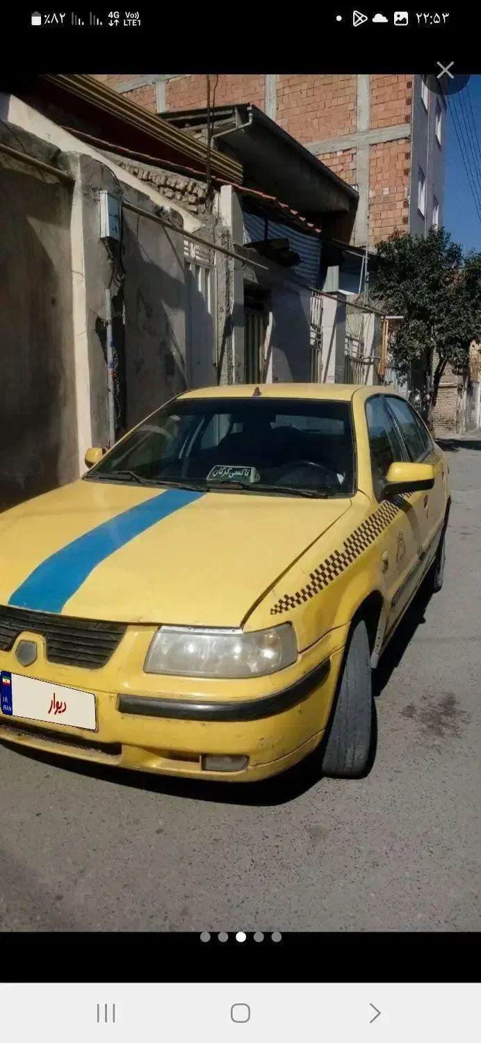 تاکسی سمند مدل ۹۰|خودرو سواری و وانت|گرگان, |دیوار