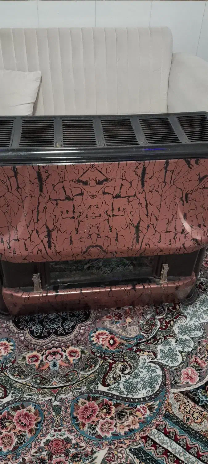 هرسین .بخاری ۱۵۰۰۰هانیزان طرح شومینه ای|بخاری، هیتر، شومینه|هرسین, |دیوار