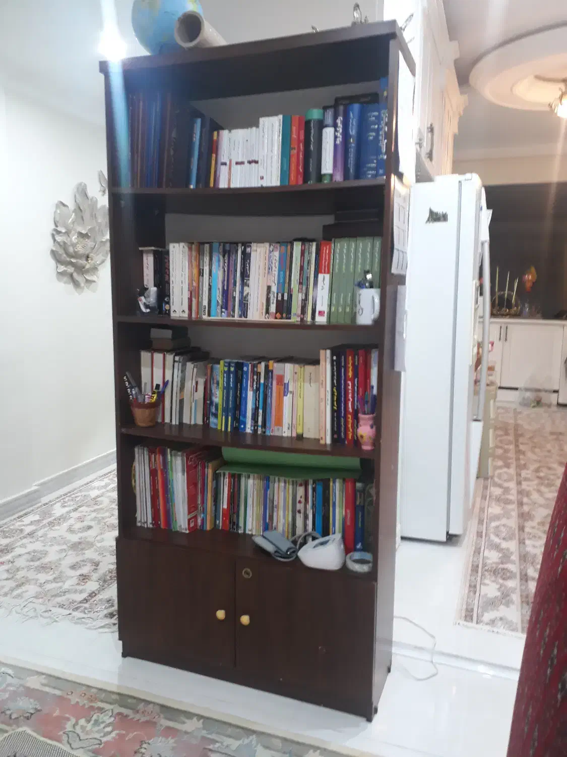 کتابخونه ، میز تحریر|کتابخانه، شلف، قفسه‌های دیواری|مشهد, نوفل لوشاتو|دیوار