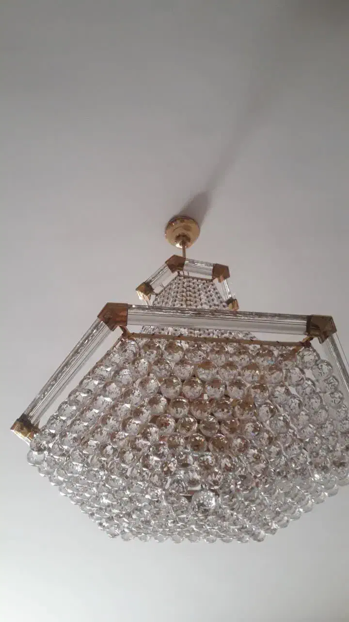 لوستر|لوستر و چراغ آویز|اصفهان, قهجاورستان|دیوار