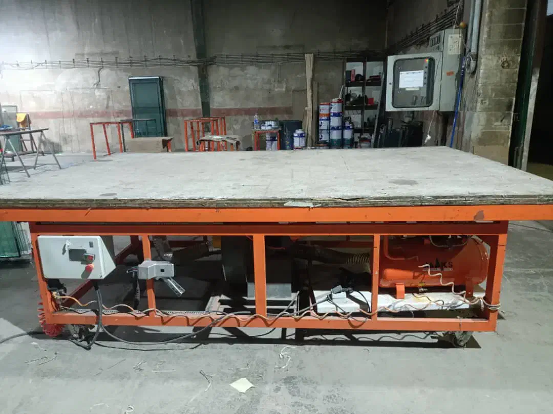 میز برش پنوماتیک شیشه (از 4میل تا12)|ماشین‌آلات صنعتی|پردیس, سیاه سنگ|دیوار