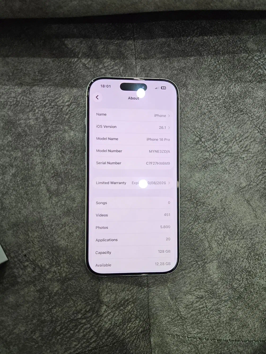 آیفون 16pro  128 در حد نو|موبایل|نسیم‌شهر, |دیوار