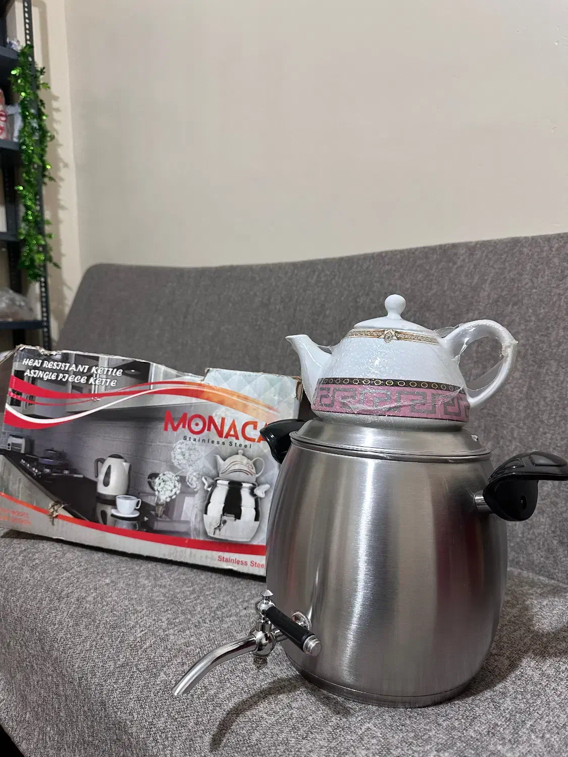 قوری چای ( باز نشده)|سماور، چایساز، قهوهساز|قم, شهرک مهدیه|دیوار