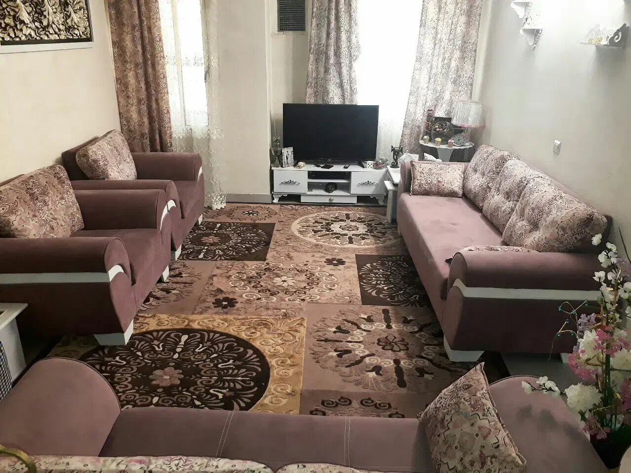 مبل ۷نفره|مبلمان خانگی و میز عسلی|ری, شهادت|دیوار