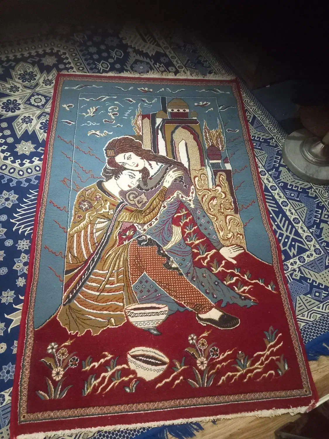 قالیچه|فرش|شیراز, سرو|دیوار