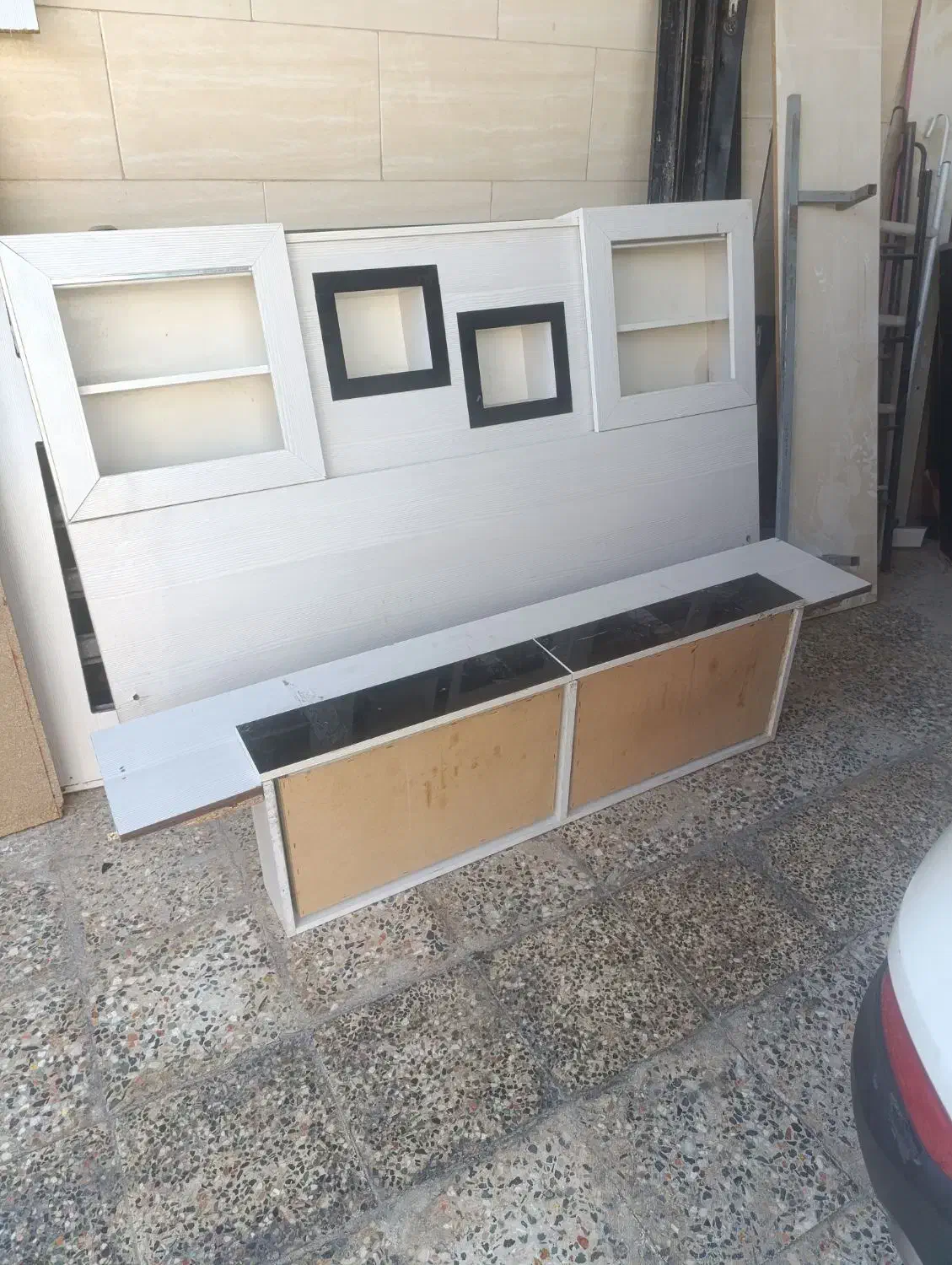 انواع سرویس کمد و میز ارایش و تخت|تخت و سرویس خواب|امیدیه, |دیوار