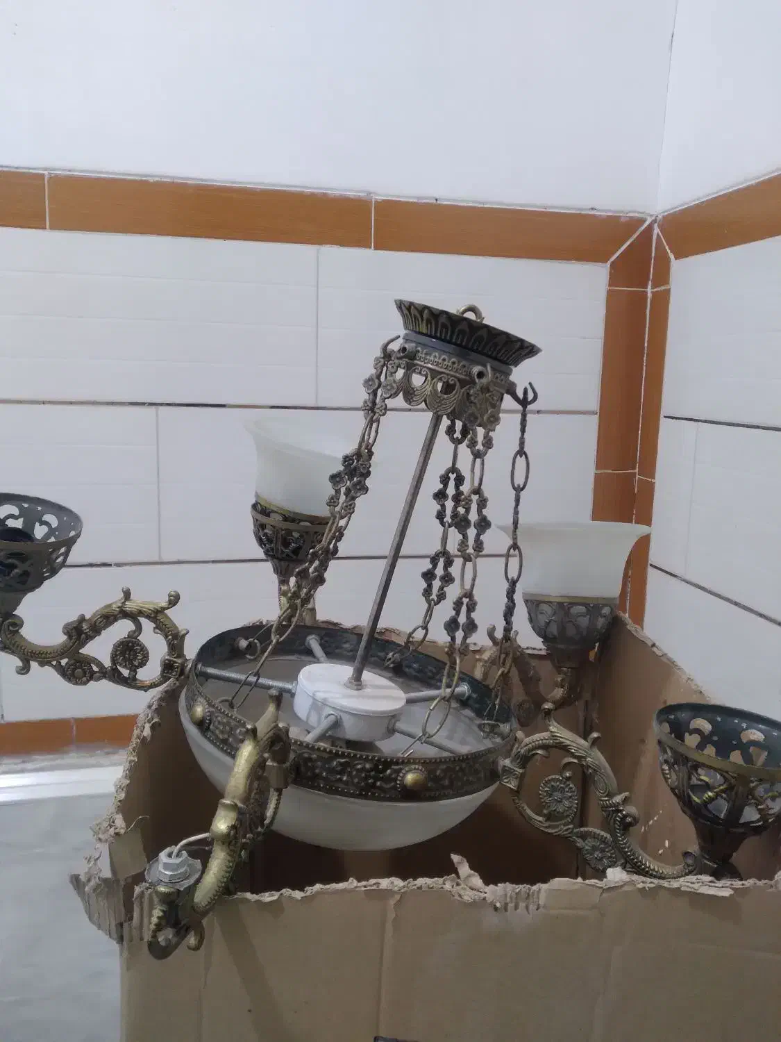 لوستر|لوستر و چراغ آویز|کرمان, |دیوار