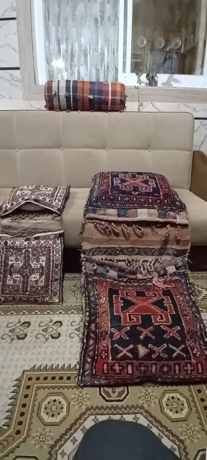 دوعدد خورجین قدیمی|گلیم، جاجیم، گبه|شیراز, حافظیه|دیوار