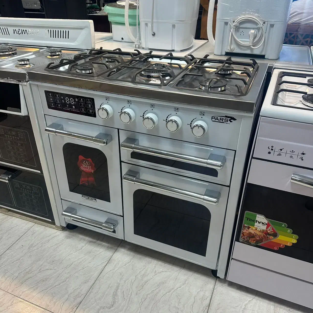 اجاق گاز پارس 4کشو تمام استیل زرکالا|اجاق گاز و لوازم برقی پختوپز|یاسوج, |دیوار