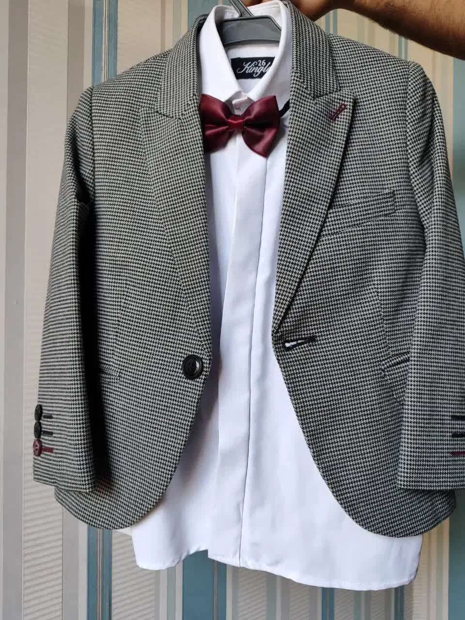 ست کت و شلوار و پیراهن و پاپیون بچه گانه|کفش و لباس بچه|قم, سالاریه|دیوار