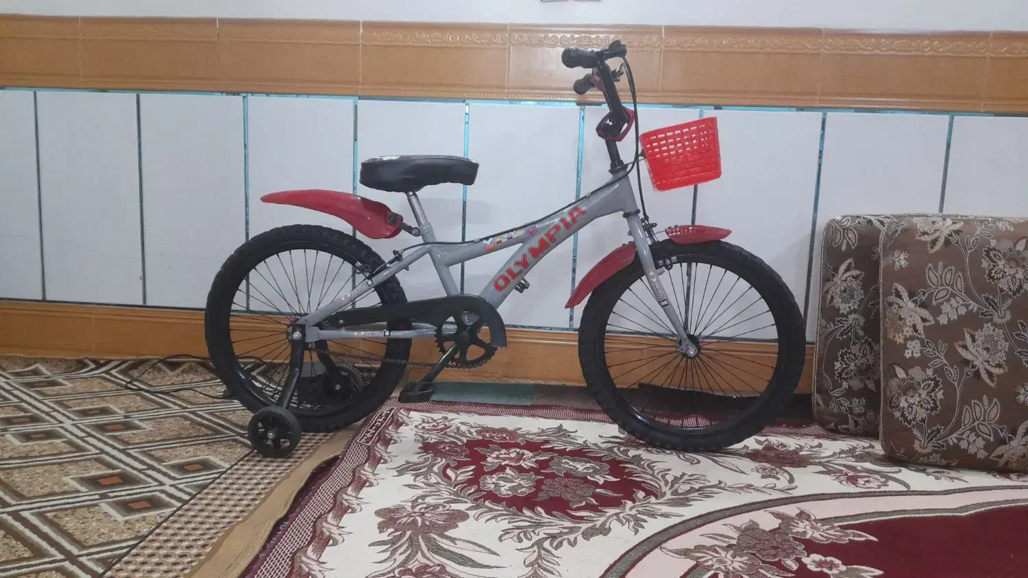 دوچرخه ۲۰ قرمز طوسی مناسب برای هدیه کودکان|دوچرخه، اسکیت، اسکوتر|اصفهان, ارداجی|دیوار