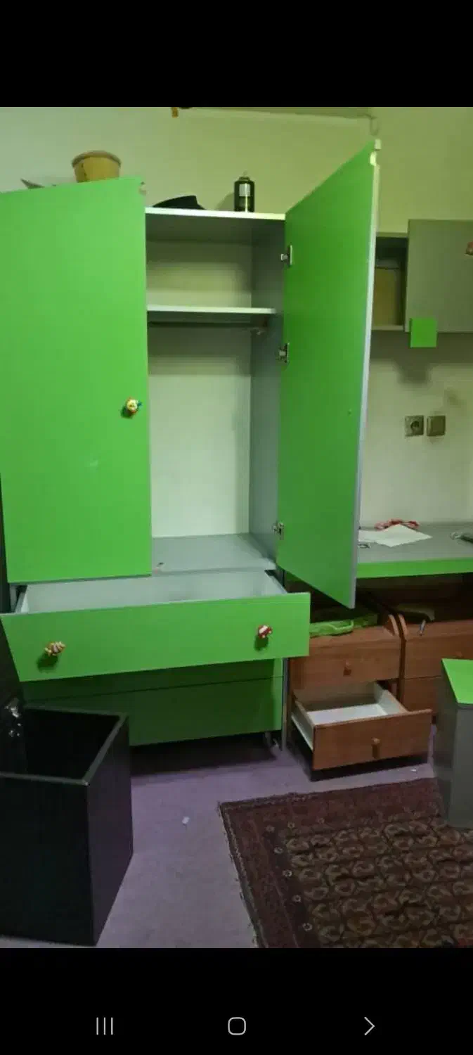 سرویس خاب نوجوان و جوان|تخت و سرویس خواب|رضویه, |دیوار