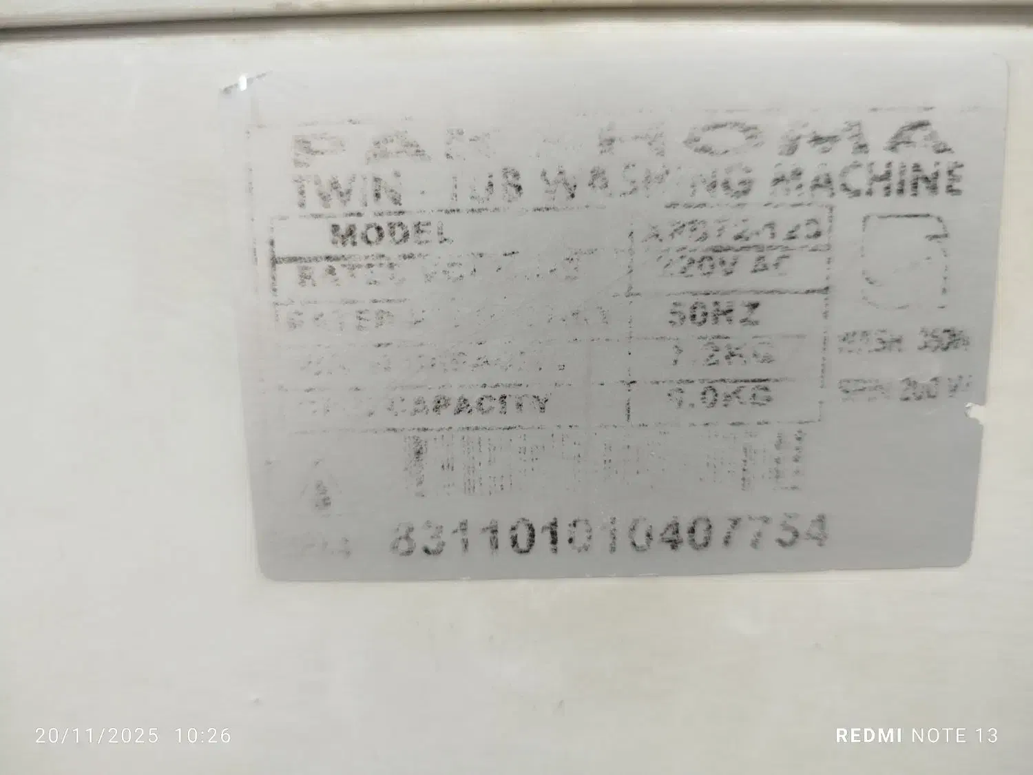 ماشین لباسشویی دو قلوی پاکشوما|ماشین لباسشویی و خشک‌کن لباس|تهران, خزانه|دیوار