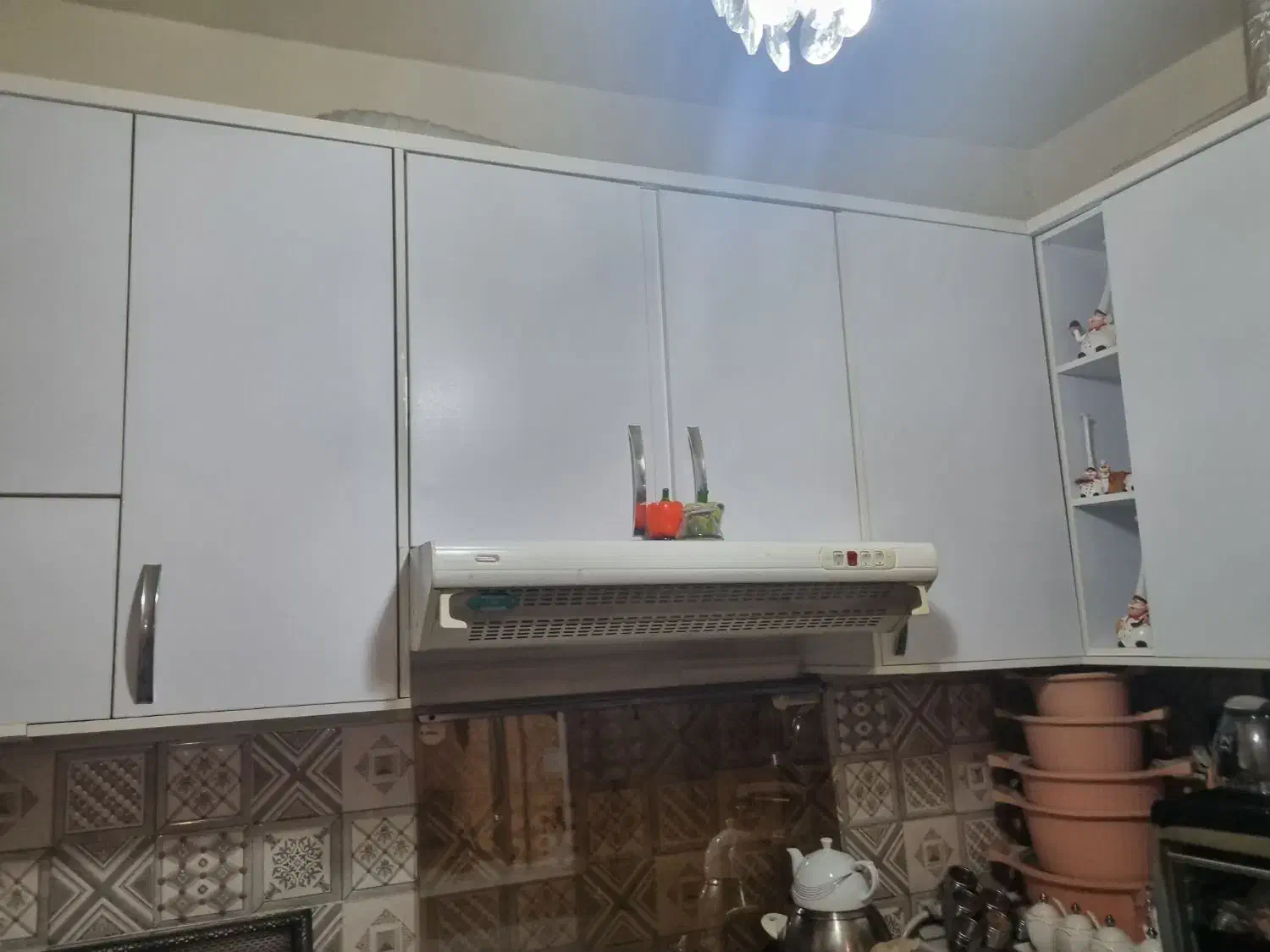 فروش ویژه و  فوری کابینت mdf بهمراه هود|آب‌چکان و نظم‌دهنده ظروف|گلستان (تهران), |دیوار