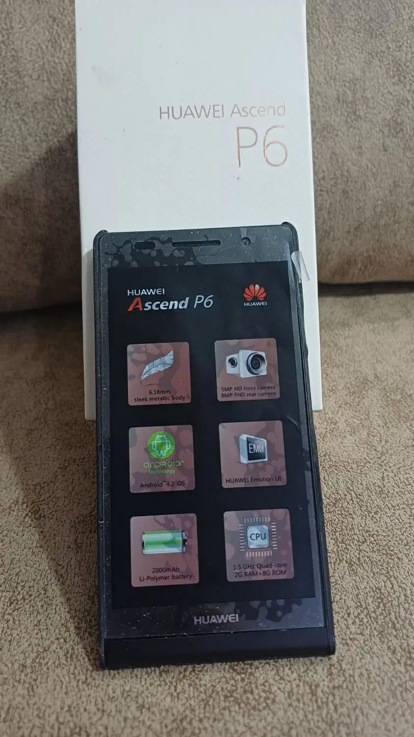 گوشی Huawei ascend p6|موبایل|زنجان, |دیوار