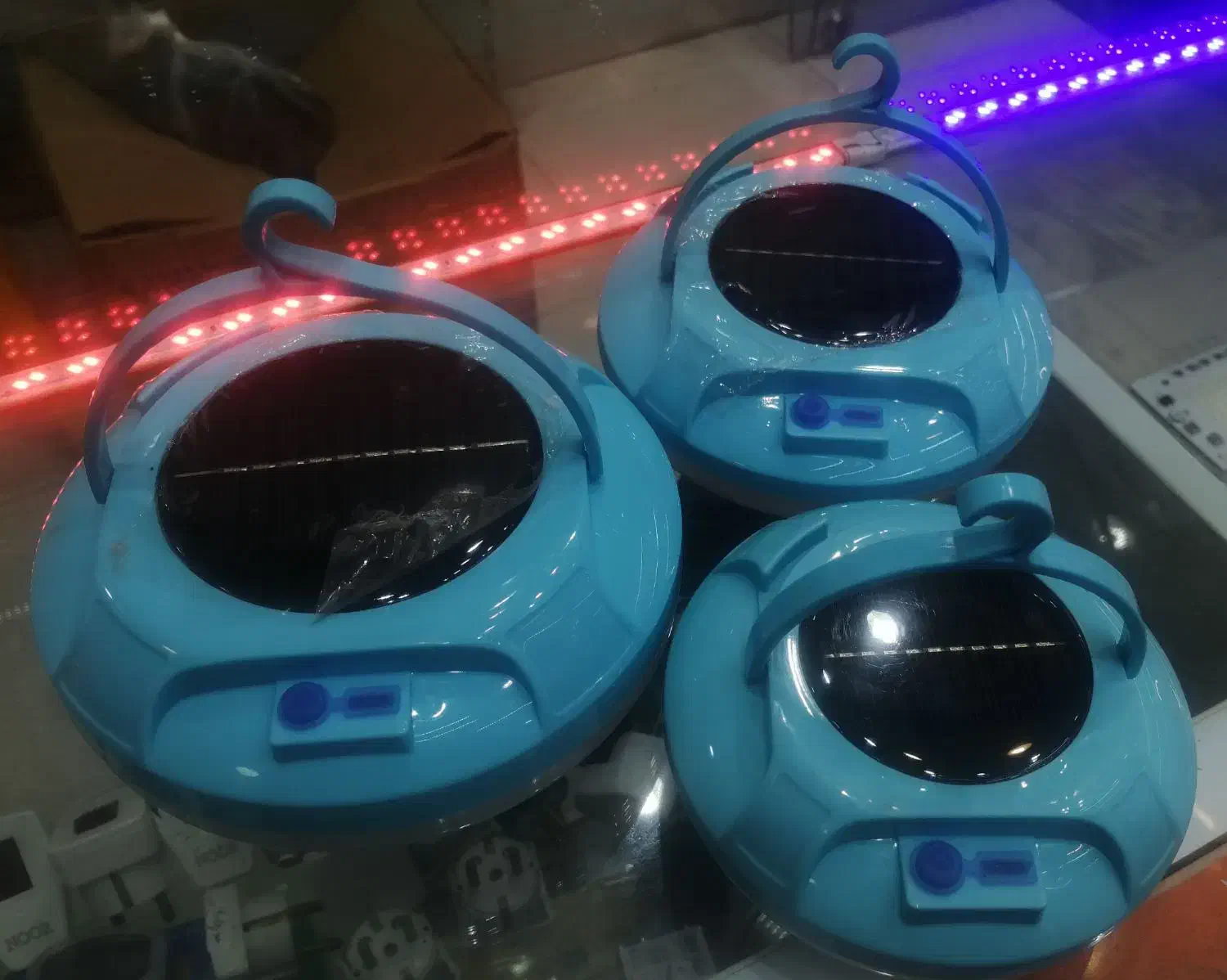 چراغ شارژی وخورشیدی کمپی سفینه ای 200،300،400وات|لامپ و چراغ|دزفول, |دیوار