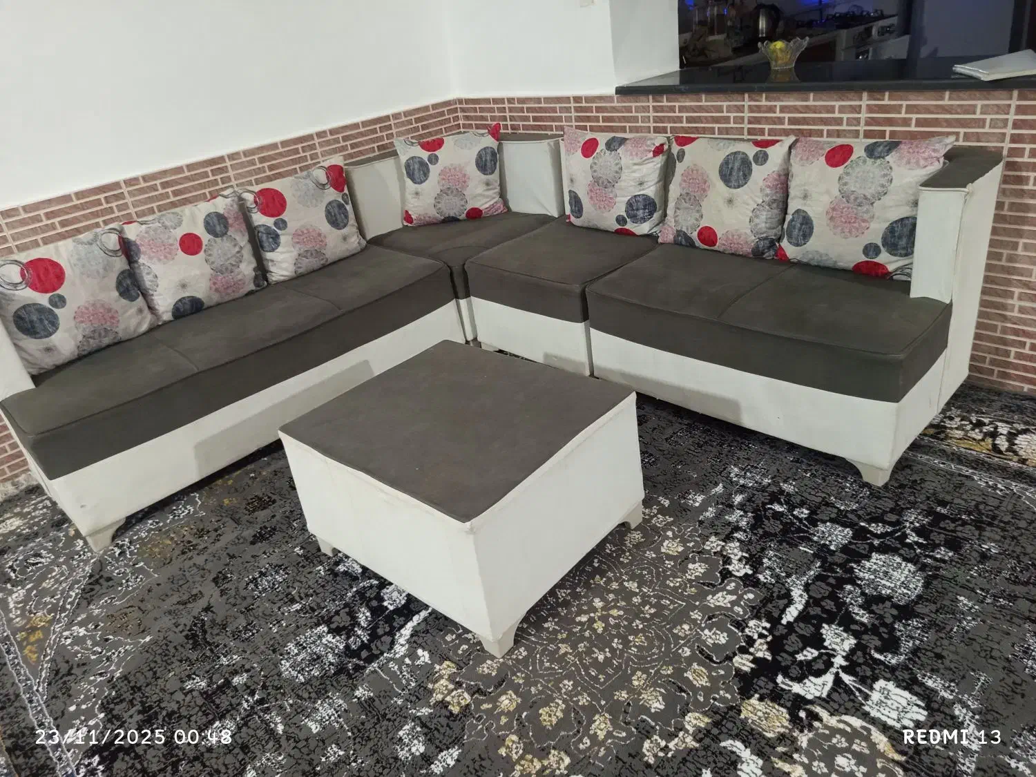 مبل 7 نفره مدل ال|مبلمان خانگی و میز عسلی|فیروزآباد (فارس), |دیوار