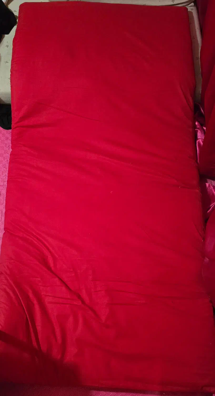 تشک یک نفره پنبه ای دست دوز روکش دار|رختخواب، بالش، پتو|کهریزک, |دیوار