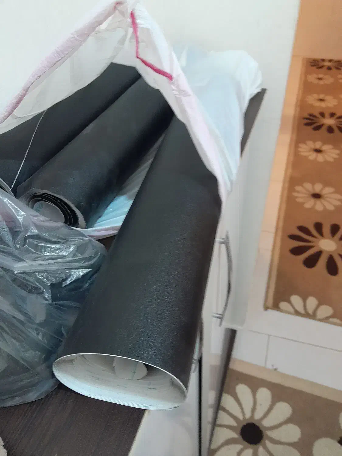 برچسب کابینت مشکی مات|مصالح و تجهیزات ساختمان|کرج, حیدرآباد|دیوار