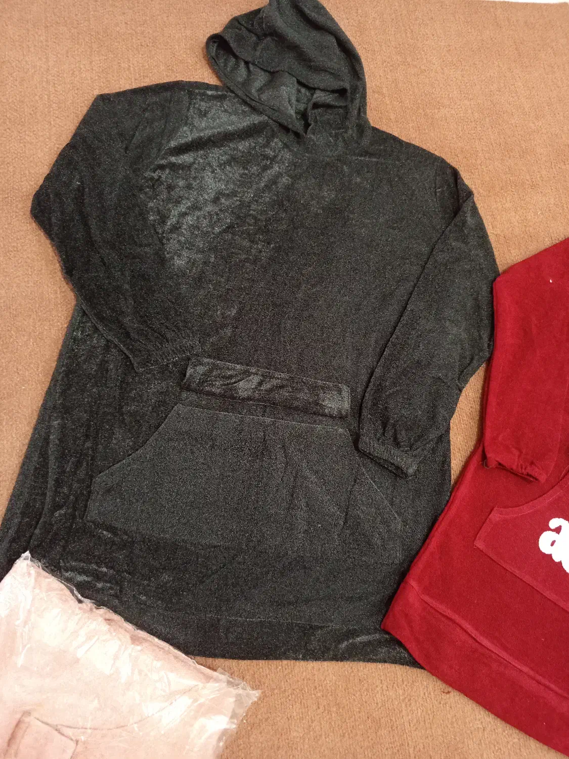 هودی مخمل شاین  قواره بزرگ550پوشاک انا|لباس|فسا, |دیوار