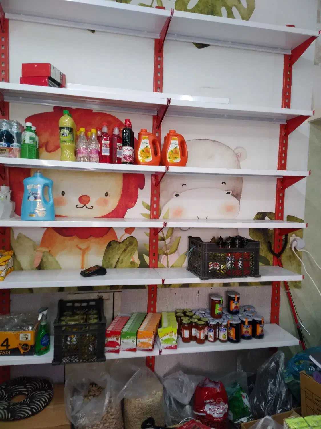 قفسه فلزی مغازه ای|فروشگاه و مغازه|بهبهان, |دیوار